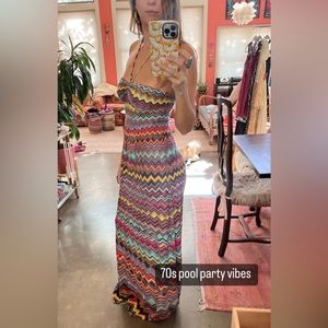 BCBGMaxAzria maxi halter dress - Vintage